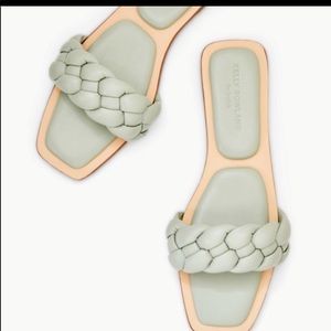 Kelly Rowland Persephone braided sandal